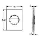 Клавіша змиву для унітазу GROHE Essence Nova Cosmopolitan S, Твердий графіт (37601A00)