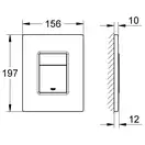 Grohe Even Панель смыва для унитаза, хром (38966000)