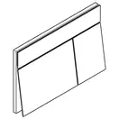 Hansgrohe iFrame Element E Кнопка смыва, матовый черный (66003670)
