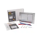 Qtap Nest Панель смыва для унитаза, хром (QT0111M06028CRM)