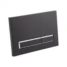 Qtap Nest Панель смыва для унитаза, матовый черный (QT0111M08V1091MB)