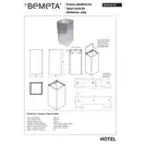 Відро для сміття 101915115 Hotel 25л квадратне, нерж. мат Bemeta Чехія