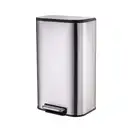 Відро для сміття з плавним закриттям прямокутне Mixxus Cubic-TC0112 SS Color 12л колір нержавійка ( (MI7089)
