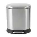 Відро для сміття з плавним закриттям овальне Mixxus Premium Strong-TC0105 SS Color 5л колір наржаві (MI7080)