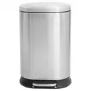 Відро для сміття з плавним закриттям овальне Mixxus Premium Strong-TC0120 SS Color 20л колір наржав (MI7081)