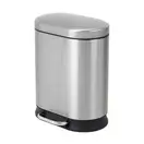 Відро для сміття з плавним закриттям овальне Mixxus Premium Strong-TC0120 SS Color 20л колір наржав (MI7081)