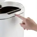 Відро для сміття сенсорне овальне Mixxus Premium Topper-TC0112 White 12л колір білий (MI7082)