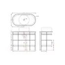 Консоль під умивальник Artceram FLAIR 4.0 h75,5х95x48, чорний матовий (ACA068 17)