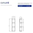 Шафка підвісна Moduo 20 дуб Cersanit (FZZH1000821986)