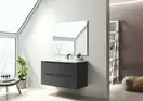 Комплект мебели 100 см Devit Acqua, серый матовый 088175G