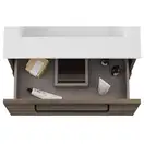 Комплект мебели 60 см Devit Fresh, дуб матовый, ручки чёрные 088727O