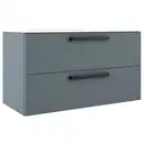 Комплект мебели 100 см Devit Fresh, синий матовый, ручки чёрные 088737B