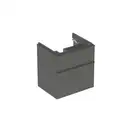 Тумба под раковину Geberit Smyle Square 58,4 см, лава матовая (500.352.JK.1)