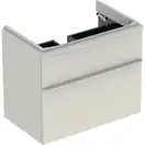 Тумба под раковину Geberit Smyle Square 73,4 см, песочно-серый глянцевый (500.353.JL.1)