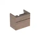 Тумба под раковину Geberit Smyle Square 73,4 см, орех тёмный (500.353.JR.1)
