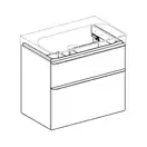 Тумба под раковину Geberit Smyle Square 73,4 см, орех тёмный (500.353.JR.1)
