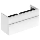 Тумба под раковину Geberit Smyle Square 118,4 см, белый глянцевый (500.355.00.1)