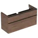 Тумба под раковину Geberit Smyle Square 118,4 см, орех тёмный (500.355.JR.1)