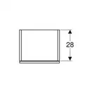 Пенал 36 х 29,9 х h118 см Geberit Smyle Square (500.361.JK.1)