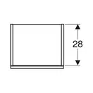 Пенал 36 х 29,9 х h118 см Geberit Smyle Square (500.361.JR.1)