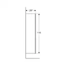 Пенал 36 х 29,9 х h118 см Geberit Smyle Square (500.361.JR.1)
