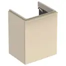 Шкафчик для раковины 49,2 х 40,6 х h61,7 см Geberit Smyle Square, с одной дверцей, песочно-серый (500.364.JL.1)