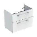 Тумба под раковину Geberit Selnova Square, slim rim 80 см, белый глянцевый 501.208.00.1