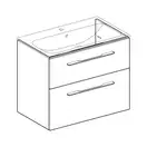 Тумба под раковину Geberit Selnova Square, slim rim 80 см, белый глянцевый 501.208.00.1