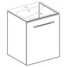 Тумба под раковину Geberit Selnova Square slim rim 53,8 см, лава матовая (501.217.00.1)
