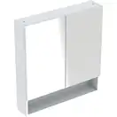 Зеркальный шкафчик Geberit Selnova Square 78,8 х 17,5 х h85 см, орех тёмный (501.270.00.1)