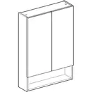 Зеркальный шкафчик Geberit Selnova Square 78,8 х 17,5 х h85 см, орех тёмный (501.270.00.1)