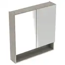 Зеркальный шкафчик Geberit Selnova Square 78,8 х 17,5 х h85 см, орех светлый (501.271.00.1)