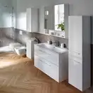 Шкафчик Geberit Selnova Square 33 х 29,7 х h65 см, белый глянцевый (501.272.00.1)