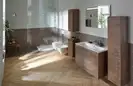 Шкафчик Geberit Selnova Square 33 х 29,7 х h85 см, орех тёмный (501.278.00.1)