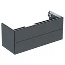 Тумба подвесная Geberit One 120 х 47 х h50,4 см, цвет - чёрный матовый 505.265.00.8
