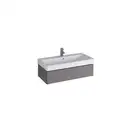 Geberit ICON тумба 89*24*47,7см, для умывальника, с одним ящиком, платиновый/крашеный глянец (840292000)