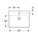 Шафка з умивальником Air-Line 600 БМ Sunwest Smile-600 Square (500.229.01.1) Geberit (Air-Line 600 БМ+Smile-600)