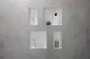 Настенная ниша со встроенной рамой Hansgrohe XtraStoris Original 30 x 15 x 10 см, белый матовый (56057700) фото 2 Aquada.com.ua