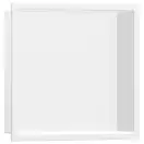 Настенная ниша со встроенной рамой Hansgrohe XtraStoris Original 30 x 30 x 10 см, белый матовый (56061700) фото 1 Aquada.com.ua