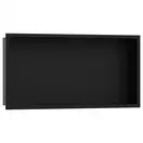 Настенная ниша со встроенной рамой Hansgrohe XtraStoris Original 30 x 60 x 10 см, чёрный матовый (56064670) фото 1 Aquada.com.ua