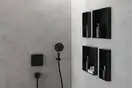 Ниша в стене с открытой рамой Hansgrohe XtraStoris Minimalistic 30 х 15 х 14 см, чёрный матовый (56076670) фото 2 Aquada.com.ua