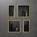 Настінна ніша Hansgrohe XtraStoris Individual з рамкою 30x15x10 см, чорний матовий хром (56094340)