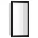 Настенная ниша с дизайнерской рамкой Hansgrohe XtraStoris Individual 30 х 15 х 10 см, чёрный матовый (56096670) фото 1 Aquada.com.ua
