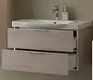 Kolpa San Тумба с умывальником LANA OUL 80 II  Acacia Light (528982) (528980)