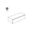 Nic-Design Тумба Nic Design Elen 120 MDF, matt polvere (010735057)