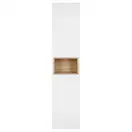 Пенал подвесной Qtap Robin 350х1650х316 White/Whitish oak QT1376PN1651LWWO