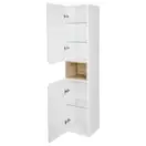 Пенал подвесной Qtap Robin 350х1650х316 White/Whitish oak QT1376PN1651LWWO
