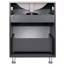 Комплект Qtap Scorpio 605х825х460 Graphite тумба напольная + раковина врезная QT1471TNВ6023060CG