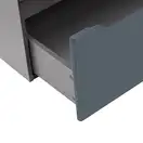 Комплект Qtap Albatross 810х825х460 Graphite тумба напольная + раковина врезная  QT1471TNВ8023080CG
