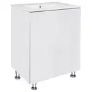 Комплект Qtap Tern 600х725х437 White тумба напольная + раковина врезная, с полотенцедержателем QT1771TNЛ6013060CW (QT1771TNL6013060CW)